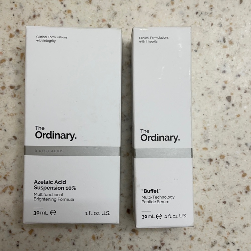 The Ordinary Skincare Buffet and Azelaic Acid